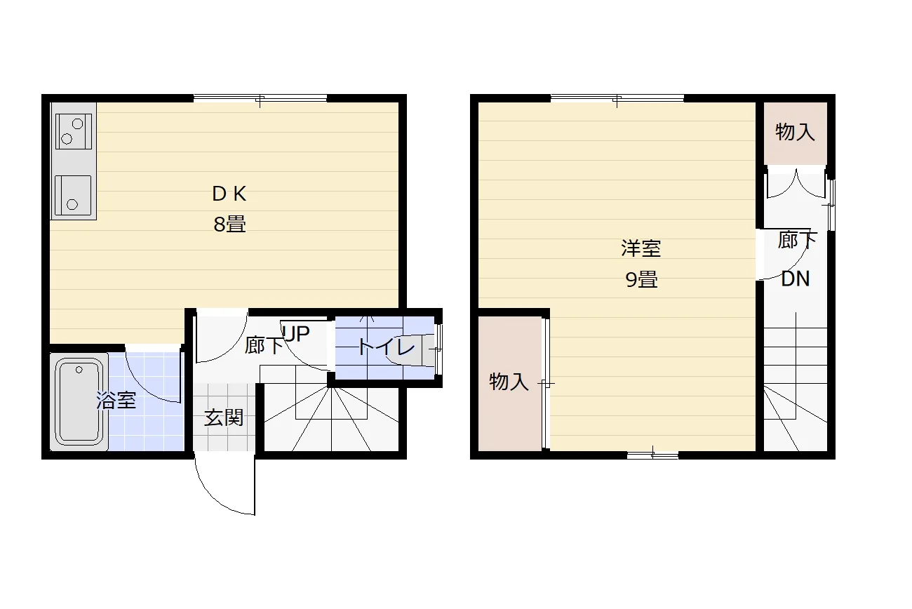 ルーチェ 2号室 間取り図
