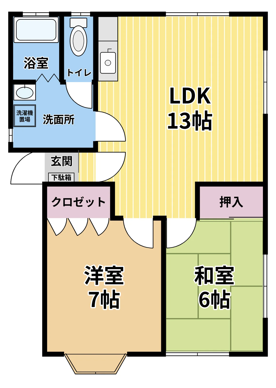 メゾンイースト 間取り図
